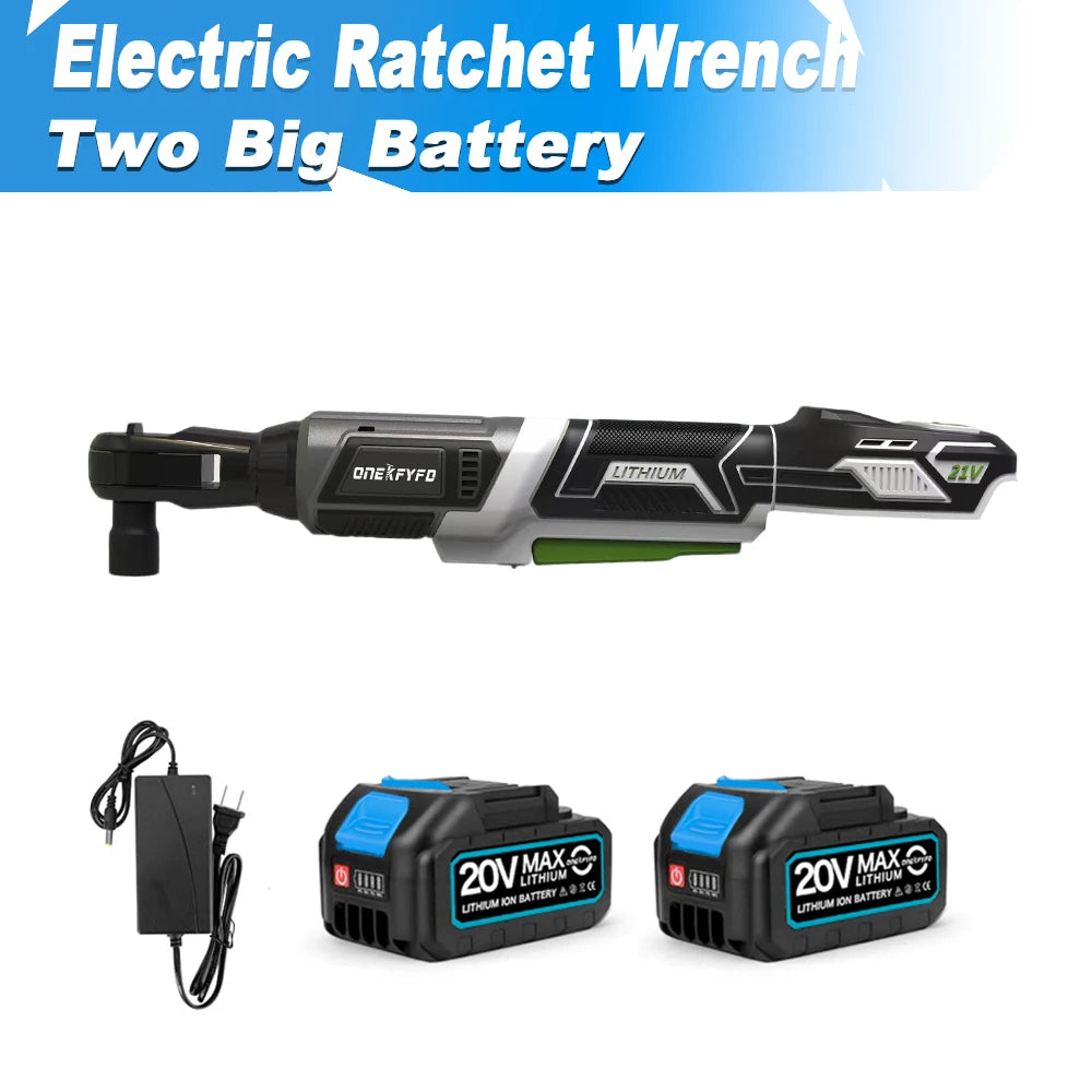 Makita Compatible 18V JV ONEKFYFD 3/8Inch Electric Ratchet Wrench Cordless Variable Speed Wrench Impact Driver Power Tool For 18V Lithium-Ion Battery