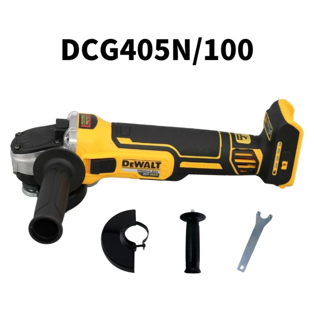 Dewalt DCG405 125/100MM 9000RPM Brushless Angle Grinder Cordless Cutting Machine Impact Polisher Machine For Dewalt 20V Battery