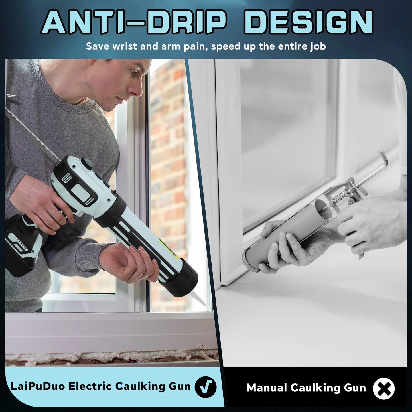 Makita Compatible 18V Brushless Electric Caulking Gun- full casing