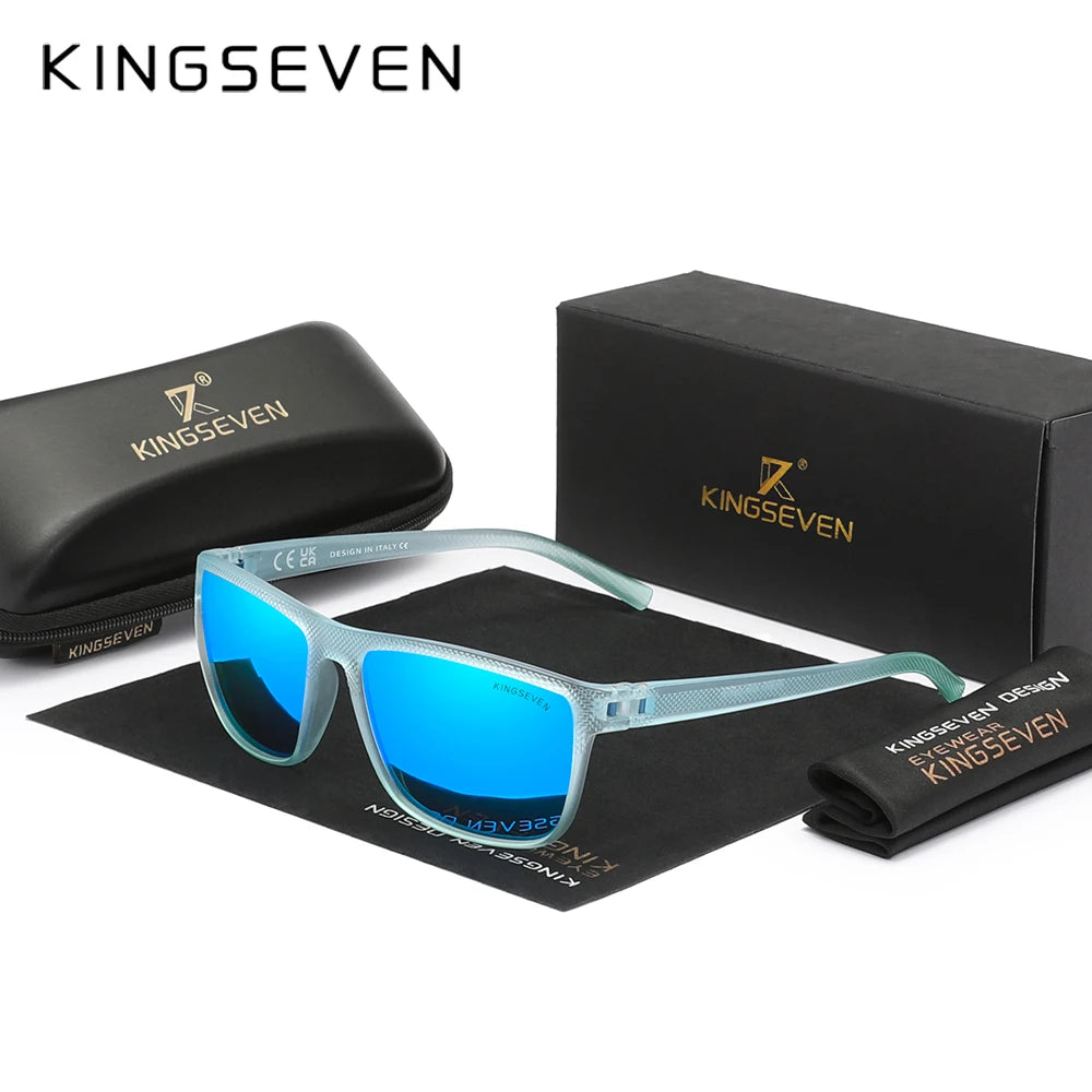 KINGSEVEN JV New Polarized Sunglasses Women Driving Classic Square Frame Sun Glasses sunglasses for Men Outdoor Travel 755