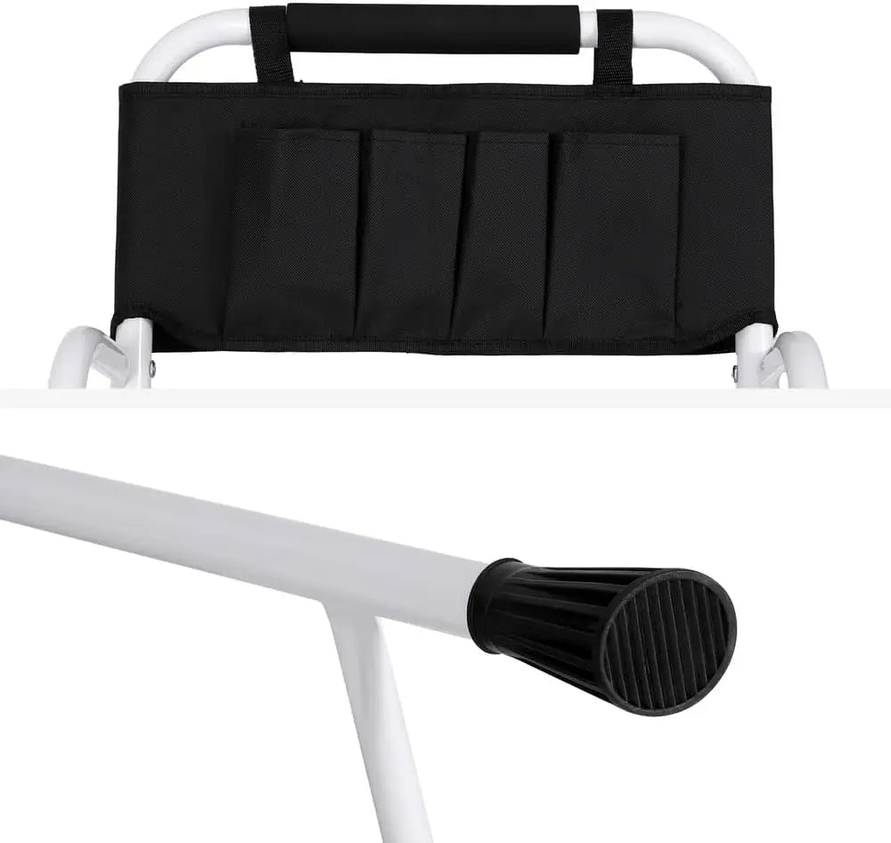 Step Ladder 4 Step Multi-Purpose Folding Steel Platform Tool Bag Handrails