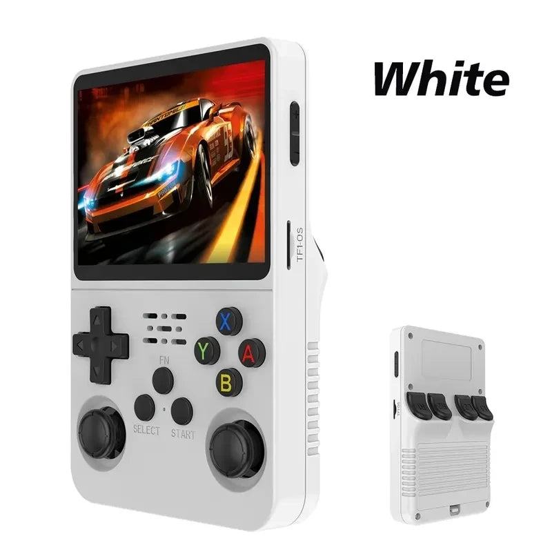 R36S new retro game console JV 3.5-inch Linux open-source system portable handheld game console with 128GB large memory