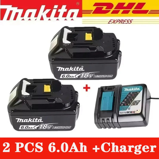 Makita Original 18V 5.0ah, 6.0ah and 9.0ah battery and charger Combo