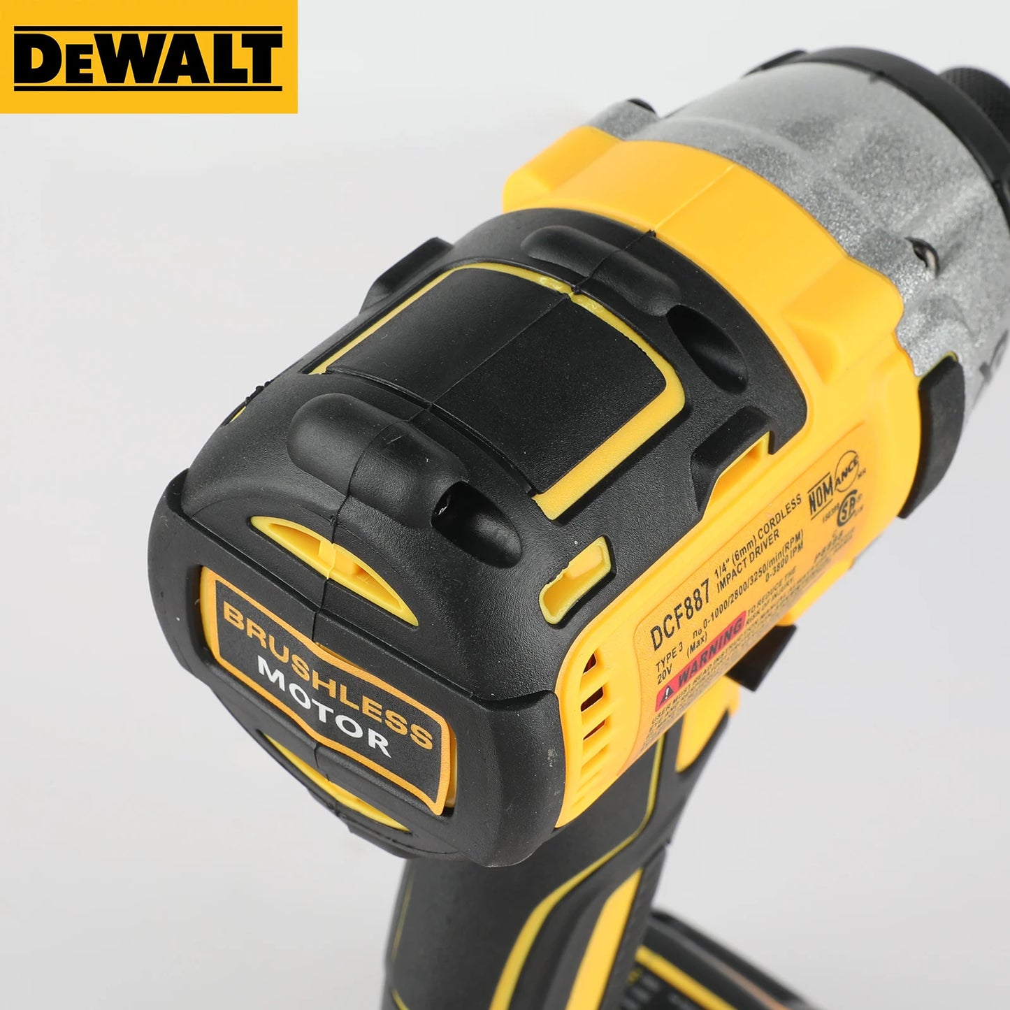 Dewalt DCF887 18V 20V 1/4 in 3-Speed Impact Driver Kit with 6AH battery