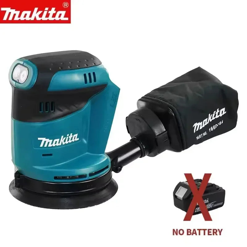 Makita DBO180Z 18V JV Brushless Cordless Rechargeable Disc Random Orbital Sander Woodworking Sanding Putty Polishing Bare Tool
