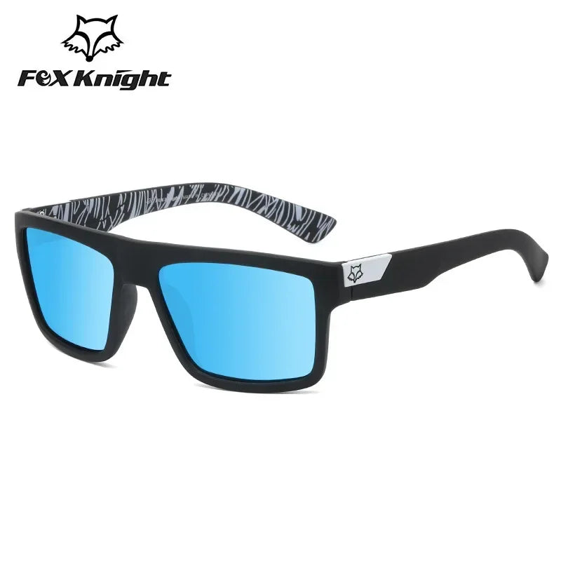 Fox New JV Knight Brand Square Sunglasses Women Men High Quality Glasses Outdoor Riding Fishing Sun Glasses Retro Shades Uv400