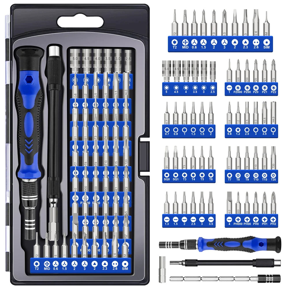 AIRAJ 62-Piece Precision Screwdriver Kit – Tiny Tools, Total Control