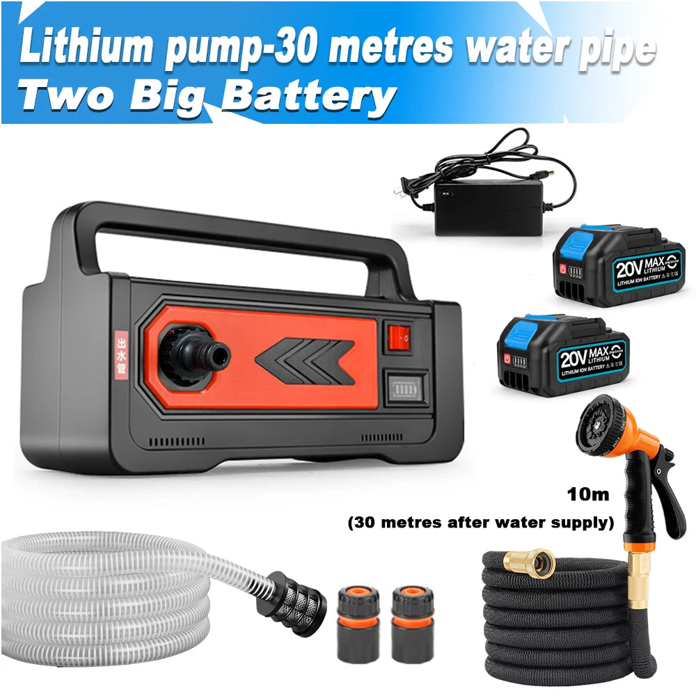 Makita Compatible 18V JV 30M Mini Wireless Cordless Water Pump Durable Agricultural Irrigation Car Wash Spraying Home Vegetable Garden Battery Supplies