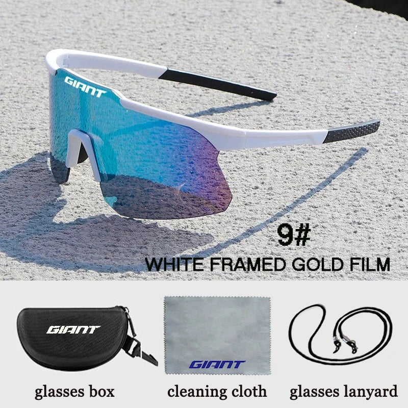Giant JV new cycling Glasses UV400 Protection, Anti-Fog, Sports Sunglasses for Men Women with case