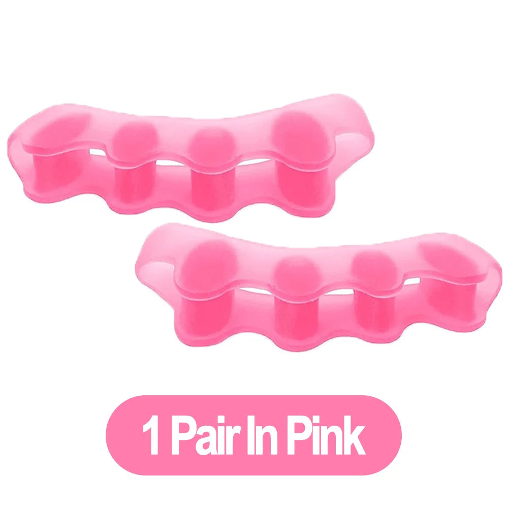Silicone Toe Separator, Bunion Corrector Toe Spacers to Correct Bunions Toe Straightener Toe Stretcher Gel Toe Separators