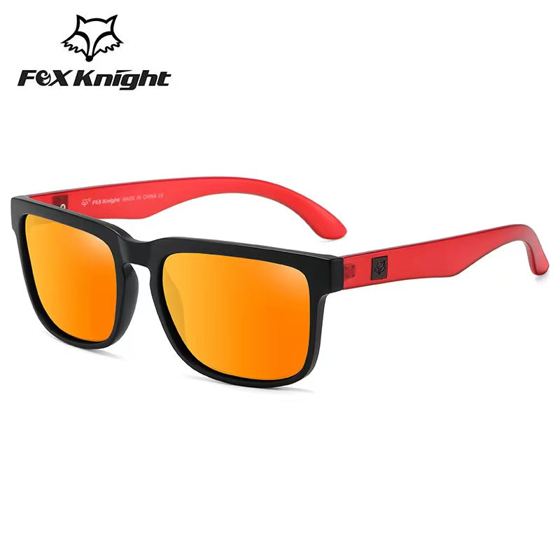 Fox New JV Knight Brand Square Sunglasses Women Men High Quality Glasses Outdoor Riding Fishing Sun Glasses Retro Shades Uv400