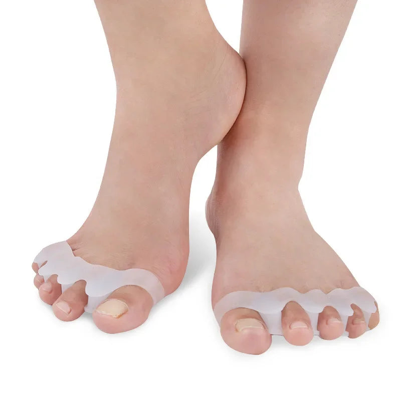 Silicone Toe Separator, Bunion Corrector Toe Spacers to Correct Bunions Toe Straightener Toe Stretcher Gel Toe Separators