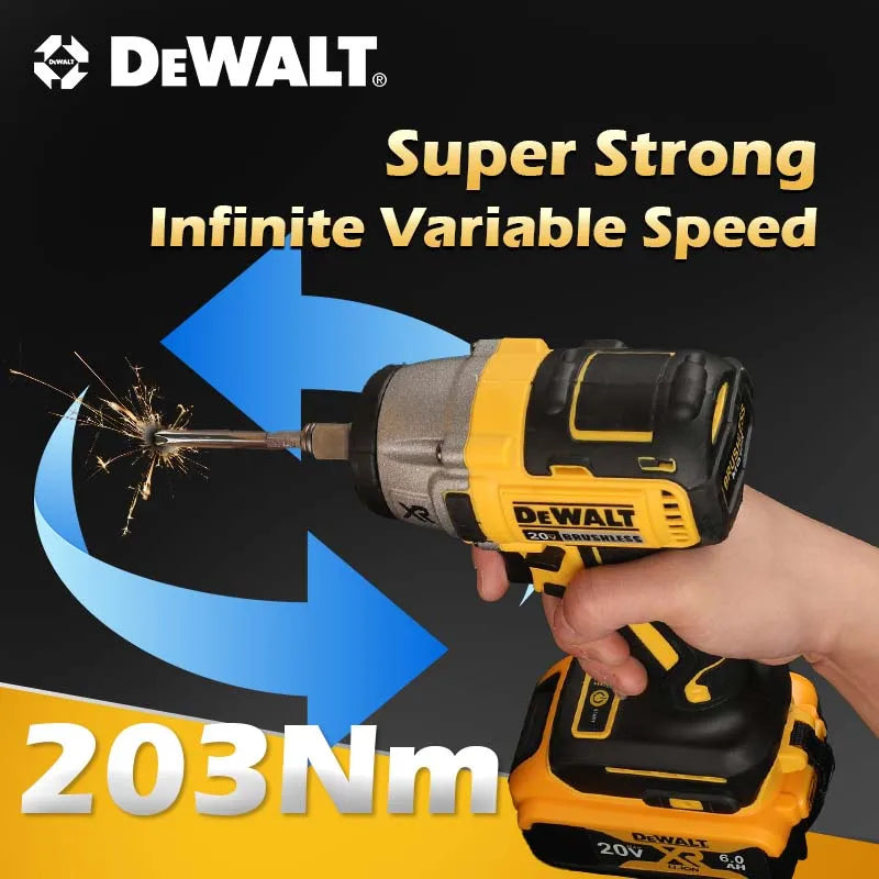 DEWALT 18V 20V MAX DCF880 Impact Wrench with 6.0Ah battery and Charger