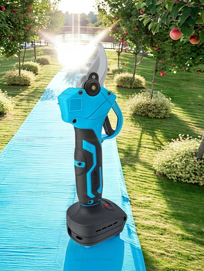 Makita compatible 18V Electric Pruning Shears Cordless Rechargeable Tree Branch Pruner Garden Electric Scissors for Yard Garden Lawn Tools