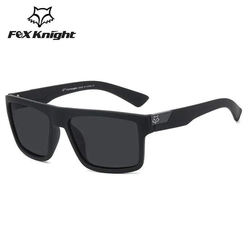 Fox New JV Knight Brand Square Sunglasses Women Men High Quality Glasses Outdoor Riding Fishing Sun Glasses Retro Shades Uv400