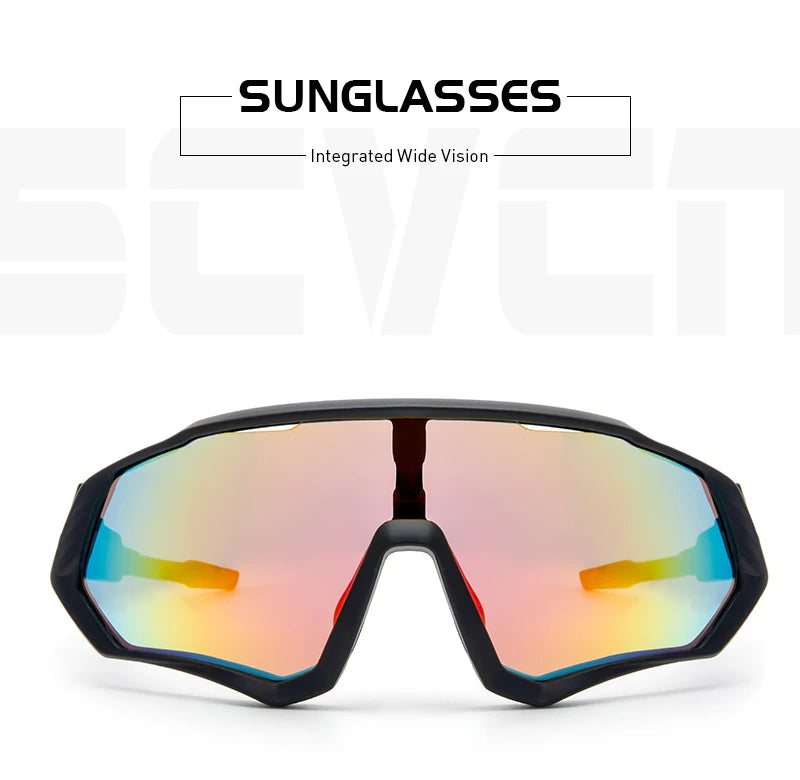 SCVCN JV UV400 Sport Cycling Glasses Road Sunglasses Bicycle Eyewear Mountain Bike MTB Cycl Goggles running glasses