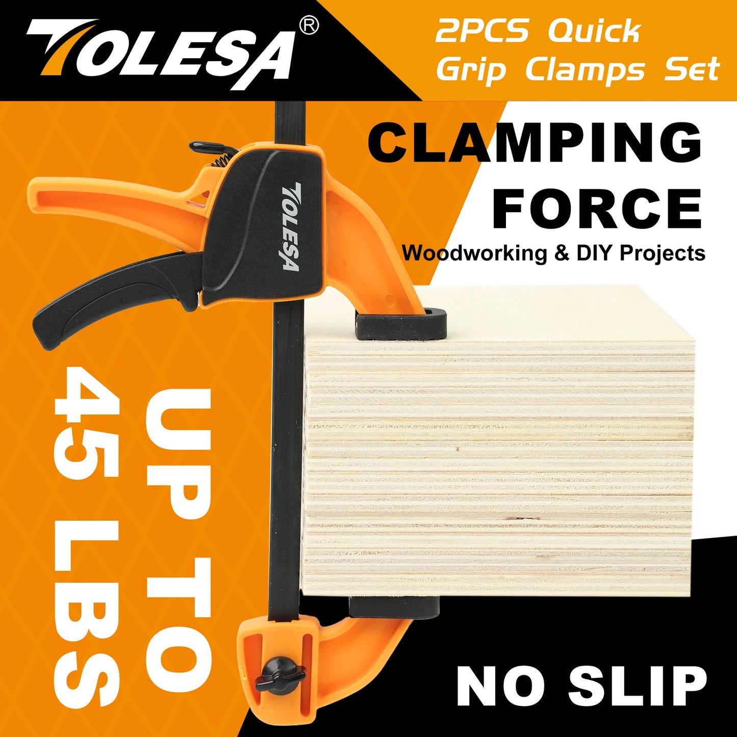 Tolesa A7BC1002 Mini Bar Clamp – 6" of One-Handed Control