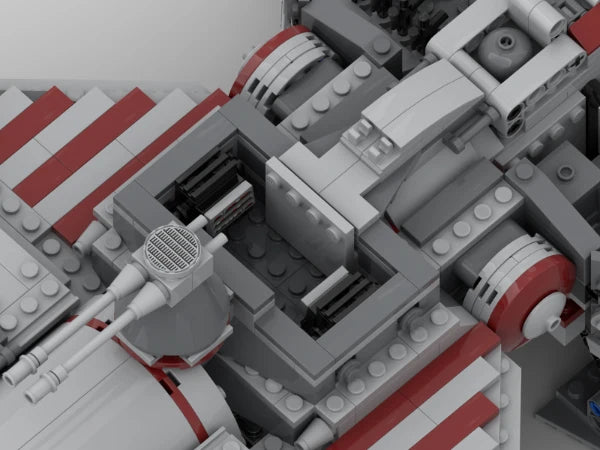 Star Wars JV 1755PCS star battle Movie Series MOC UCS C70 Frigate Model DIY creative ideas Child Toy Assembly Puzzle Birthday Gift MOC-7964