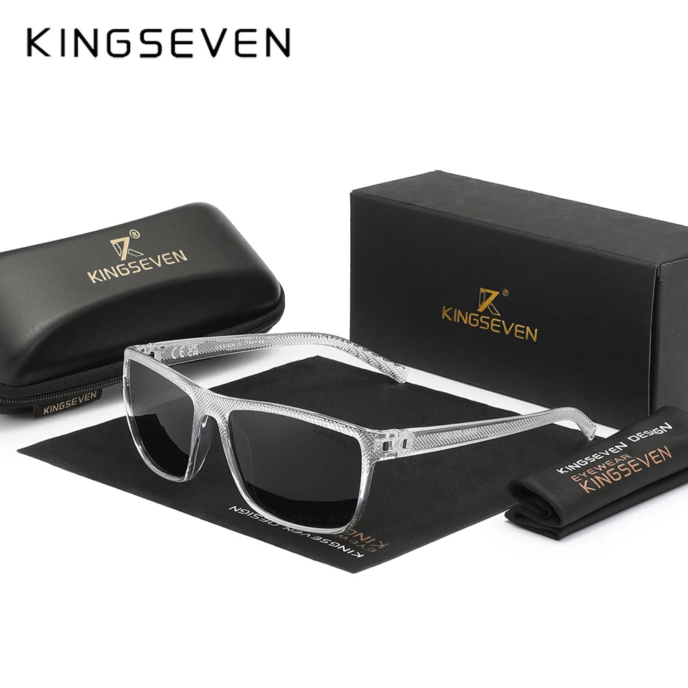 KINGSEVEN JV New Polarized Sunglasses Women Driving Classic Square Frame Sun Glasses sunglasses for Men Outdoor Travel 755