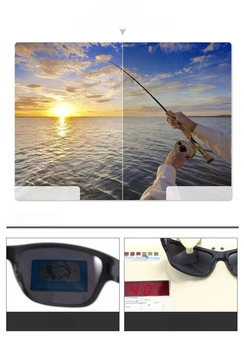 Okuma JV Fashion Polarized Glasses UV400, Comfortable to Wear, Clear Field of View, Suitable for Multiple Outdoor Activities