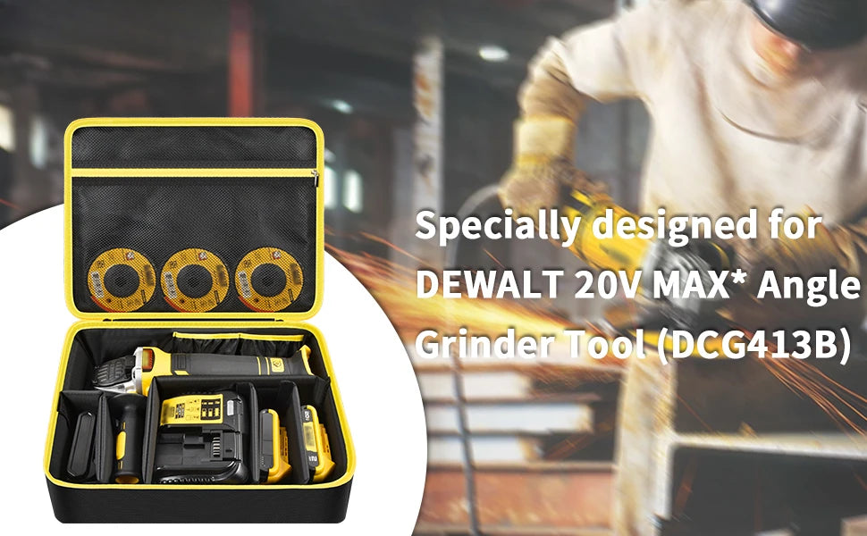 DEWALT Case for DeWalt 18V 20V MAX Angle Grinder range