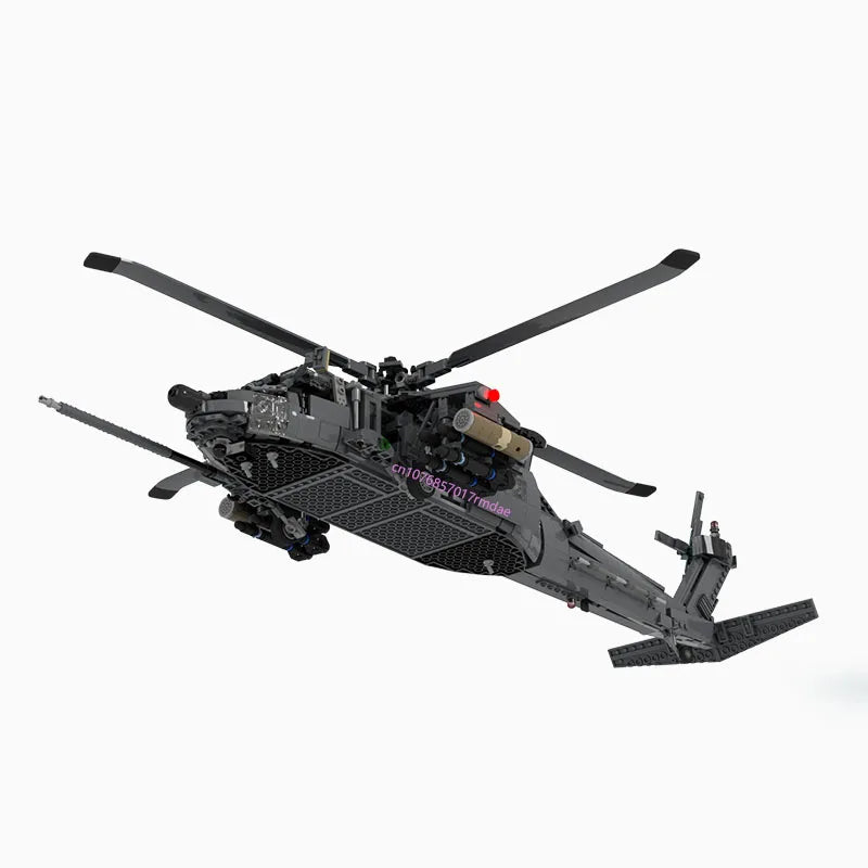 Black hawk JV NEW 1547PCS WW2 Military MOC US MH-60L Black Hawk helicopter Model DIY creative ideas Fighter Plane ChildToy AssemblyPuzzle Gift