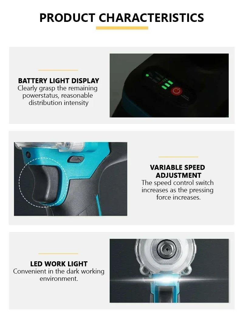 Makita DTW600 18V Brushless Impact Wrench