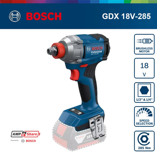 Bosch GDX 18V-285C Professional Cordless Impact Driver/Wrench