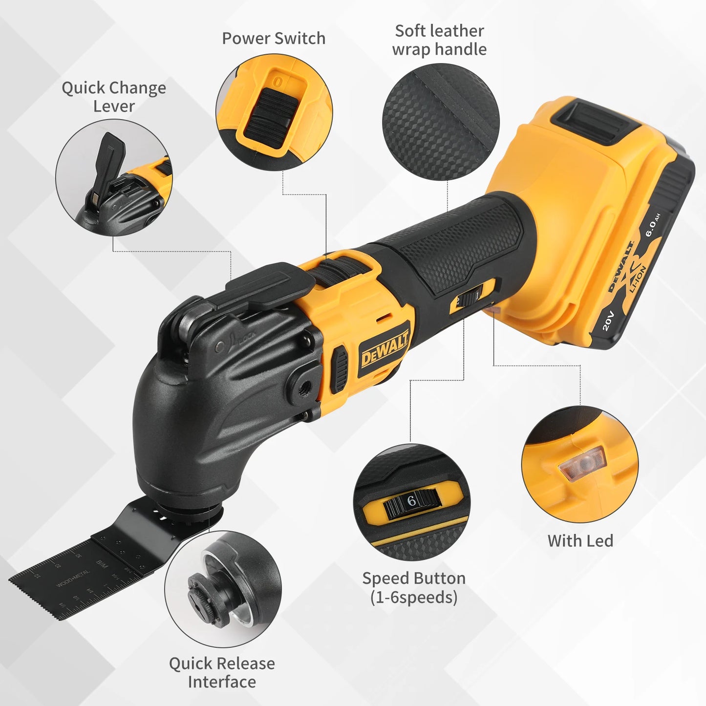 Dewalt Brushless Oscillating Multi-Tool 18V 20V - Tool Only - FLASH SALE