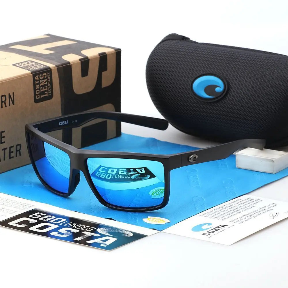 COSTA Brand New JV Square Sunglasses Women Men High Quality Glasses Outdoor Riding Fishing Sun Glasses Retro Shades Uv400