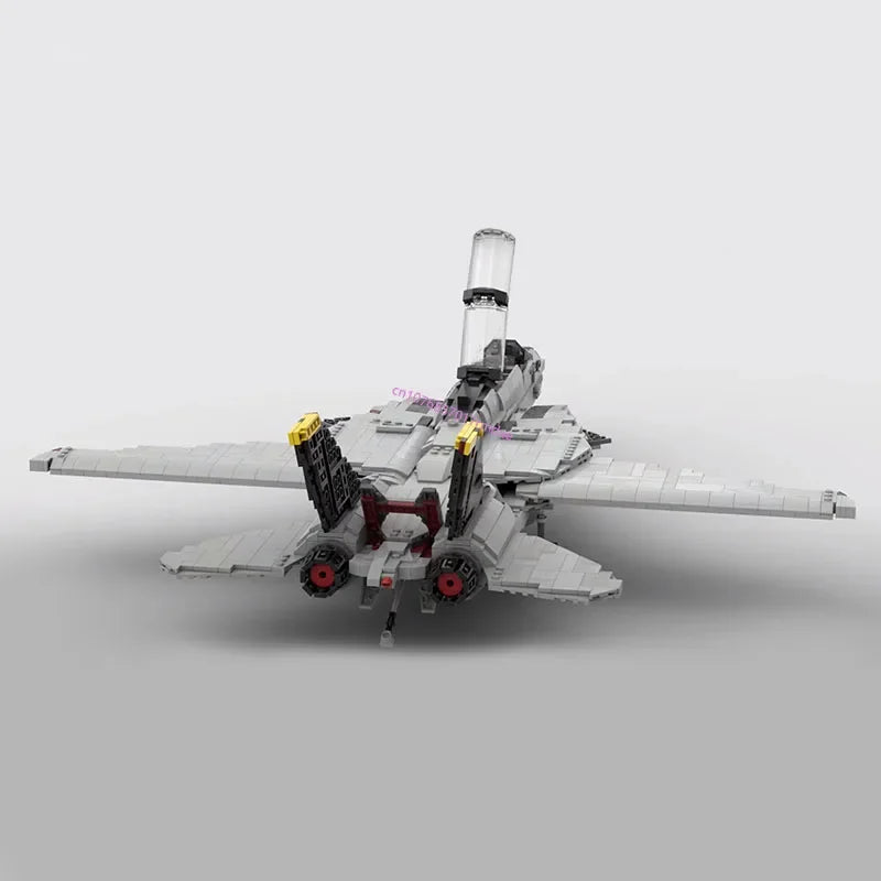 F14 TopGun Tomcat JV 2011PCS WW2 Military MOC 1:35 Scale F-14 Tomcat jet fighter model creative ideas airvehicle Plane Child Toy Assembly Puzzle Gift