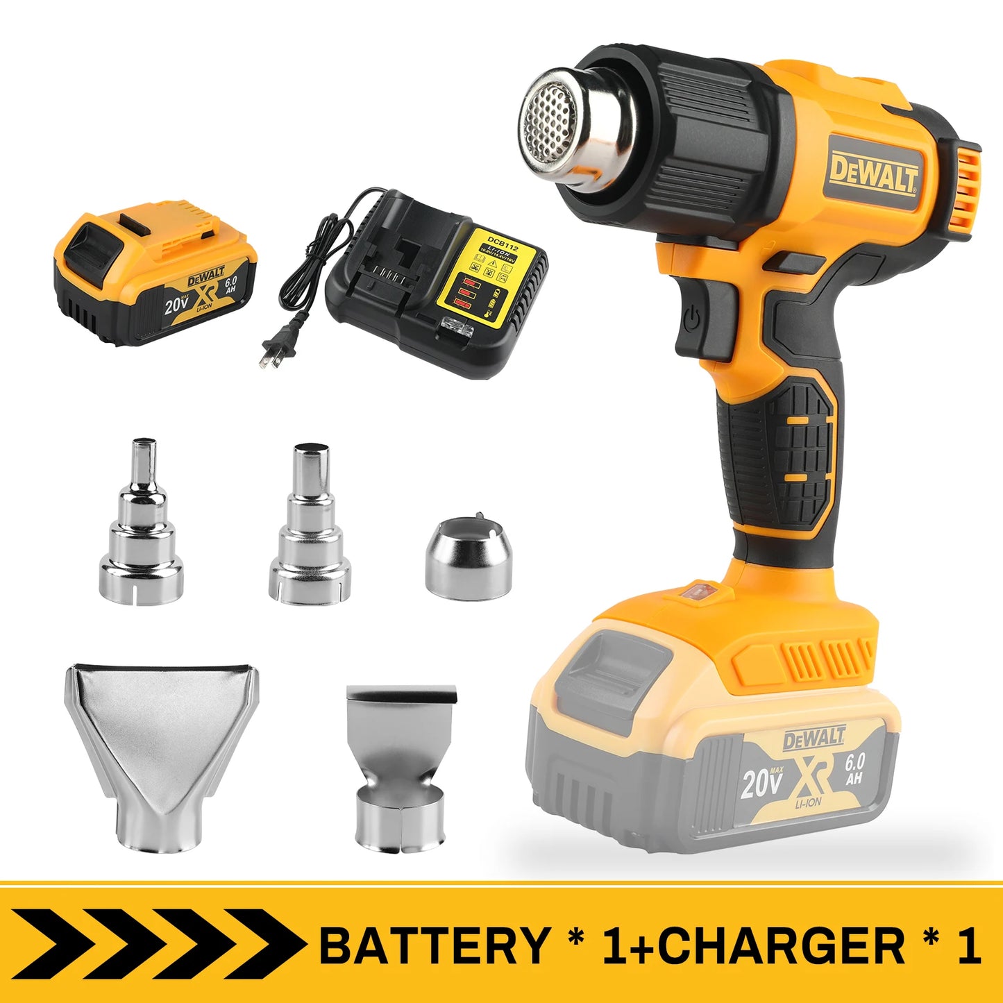 Dewalt 300W High - power Cordless Heat Gun