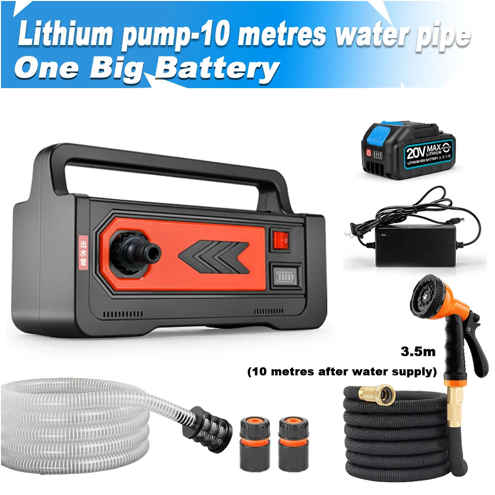 Makita Compatible 18V JV 30M Mini Wireless Cordless Water Pump Durable Agricultural Irrigation Car Wash Spraying Home Vegetable Garden Battery Supplies