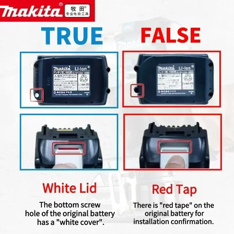 Makita 100% Original Makita 18V 6.0Ah BL1860 battery in packaging