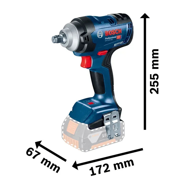 BOSCH GDS 18V-400 Impact Wrench- Bare Tool