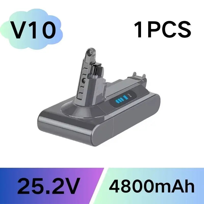 Dyson V10 Battery 25.2V SV12 For Dyson V10 Battery Animal Absolute Fluffy Cordless Vacuum Cleaner 100% new 12800mAh DYSON V10 battery