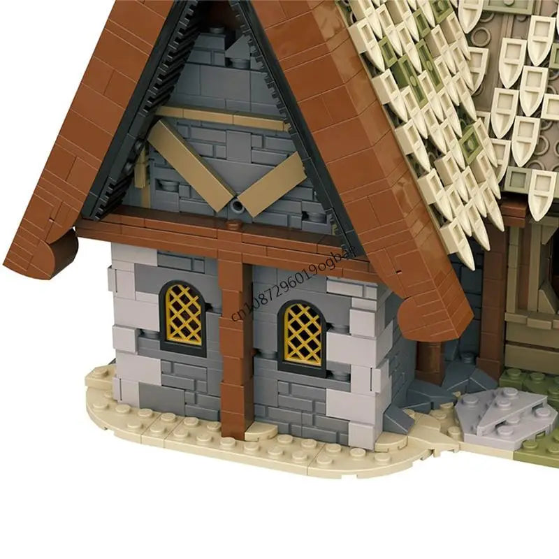 Elder Scrolls JV 2772PCS game Movie Elder Scrolls Skyrim series Vikings Whiterun Breezehome house model creative ideas Toy Assembly Puzzle Gift