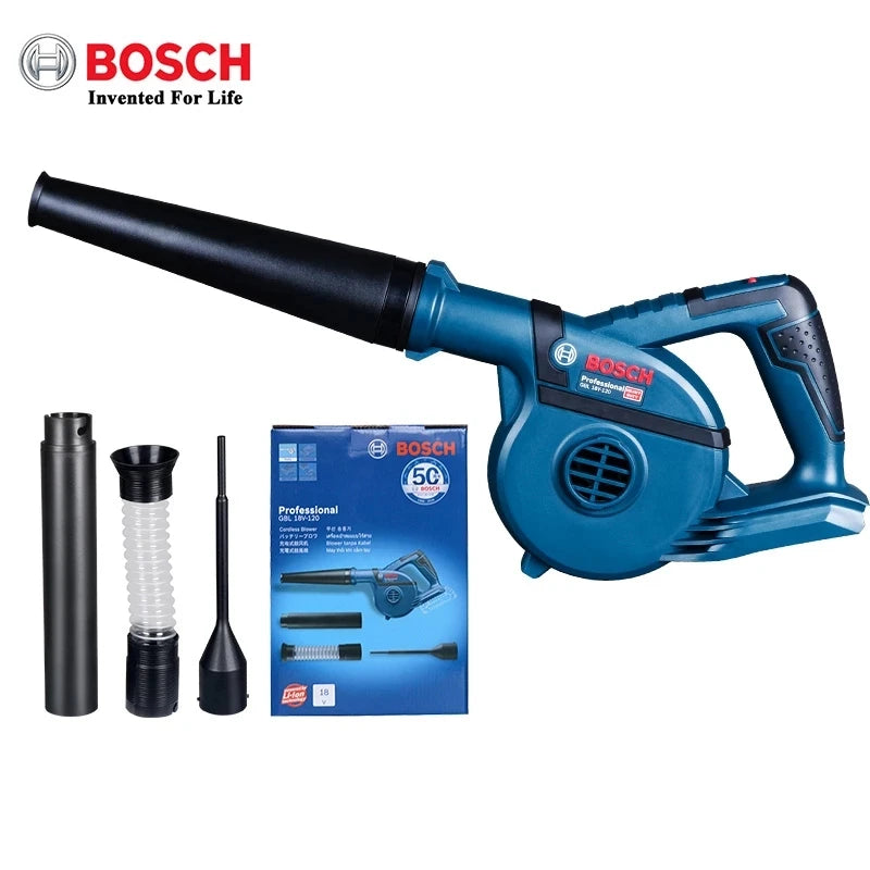 Bosch Cordless Blower GBL18V-120 Rechargeable 18V lithium Air Blower Industrial Dust Blower Fan leaf blower Without battery