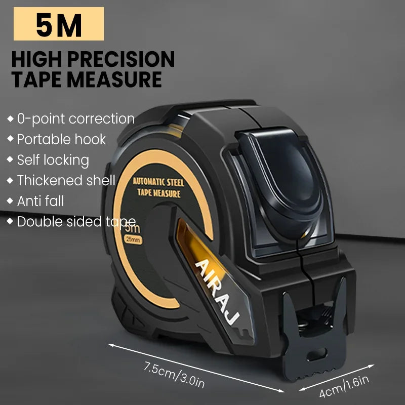 AIRAJ Primium Tape Measure. 5m, 7.5m or 10m.