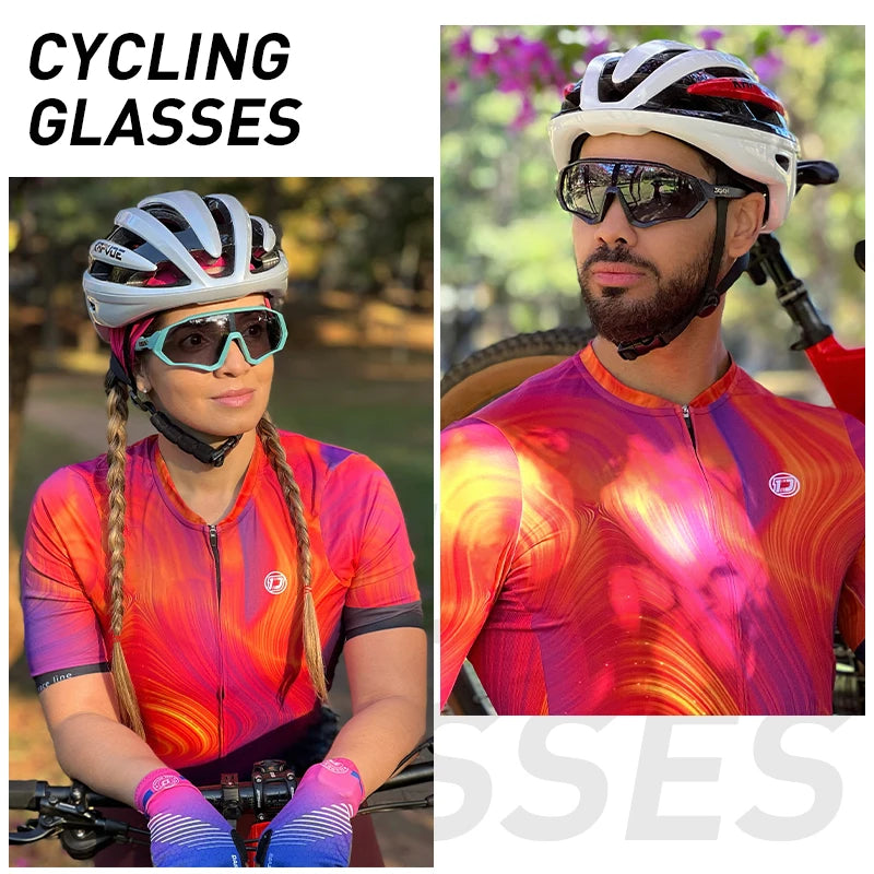 SCVCN JV UV400 Sport Cycling Glasses Road Sunglasses Bicycle Eyewear Mountain Bike MTB Cycl Goggles running glasses