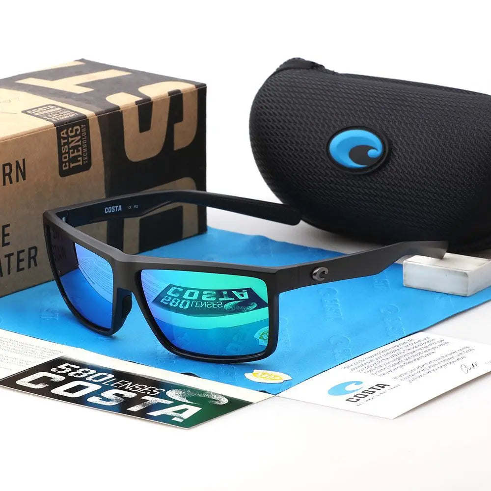 COSTA Brand New JV Square Sunglasses Women Men High Quality Glasses Outdoor Riding Fishing Sun Glasses Retro Shades Uv400