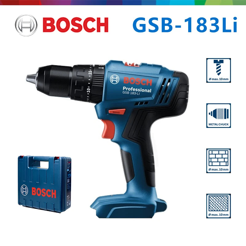 BOSCH GSB 18V-183 Li Professional Cordless Drill- Tool only