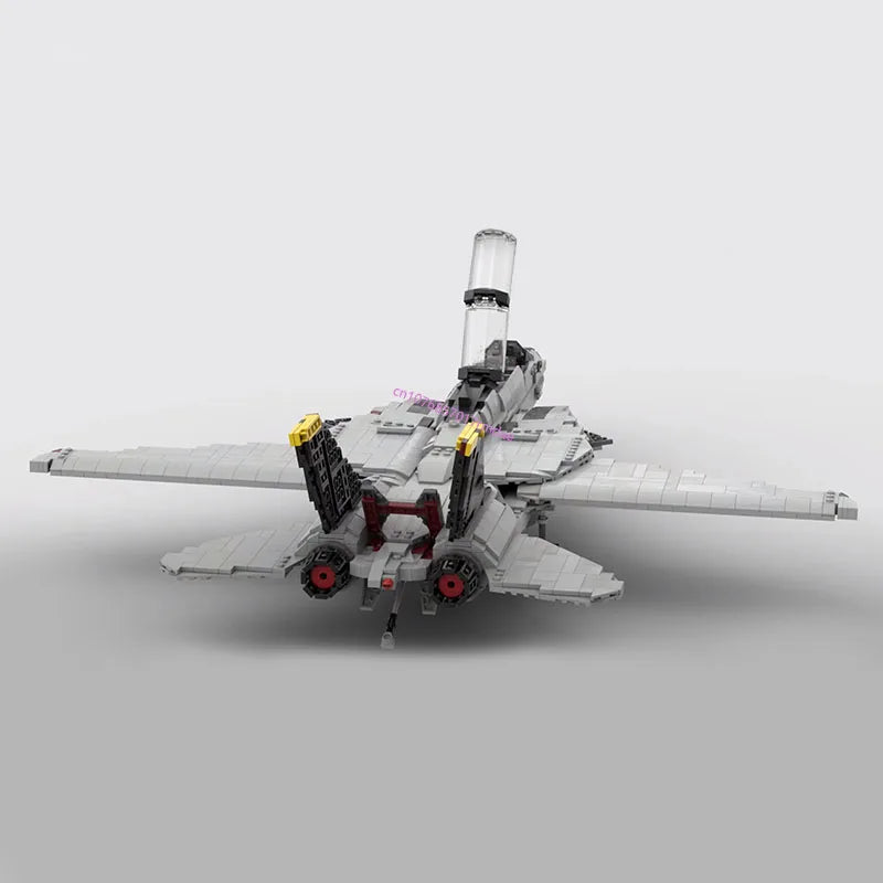 F14 TopGun Tomcat JV 2011PCS WW2 Military MOC 1:35 Scale F-14 Tomcat jet fighter model creative ideas airvehicle Plane Child Toy Assembly Puzzle Gift