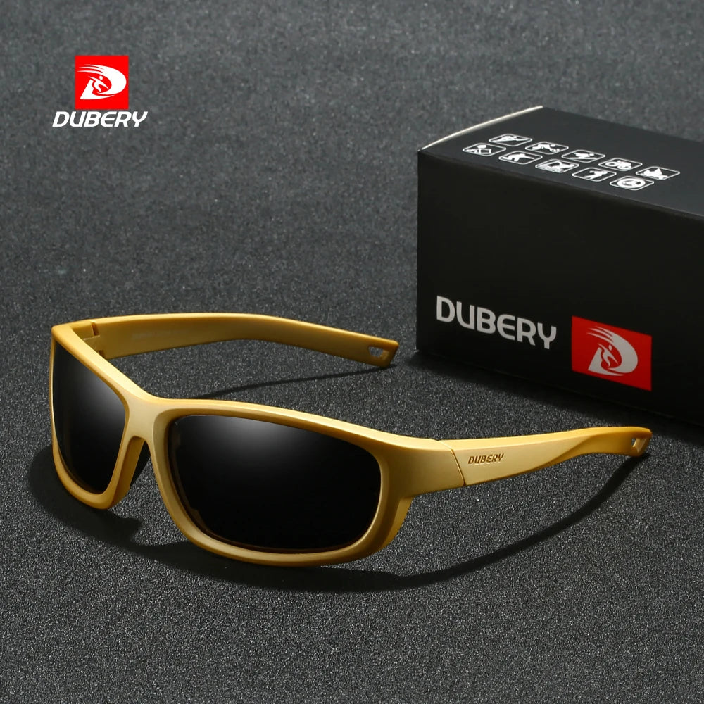 DUBERY JV Full Rim Polarized Fashion Sunglasses For Men And Women 12 Colors Model 227