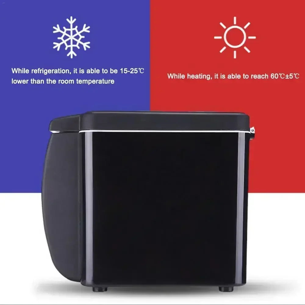 Car Refrigerator 6L Mini Fridge Portable Freezer 12V DC Refrigerator Plug In Cooler Refrige 6L Thermoelectric Cooler