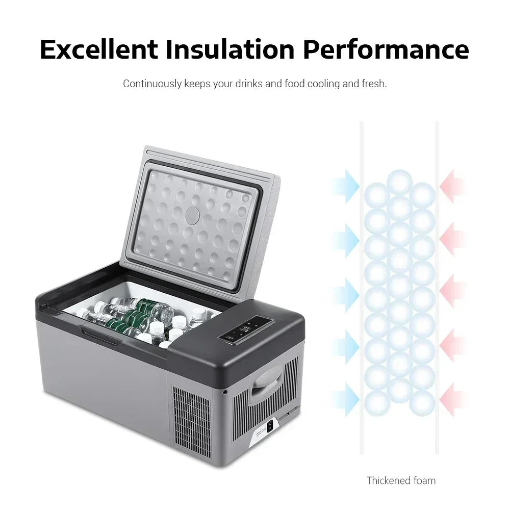 15L car Refrigerator Cooler For Summer Portable Freezer Car Fridge Compressor 12V 70W For Home Travel Camping 220V Body Kit