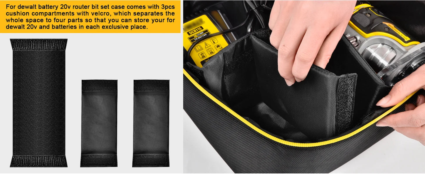 DEWALT Case for DeWalt Router 18V 20V Max XR (DCW600B)