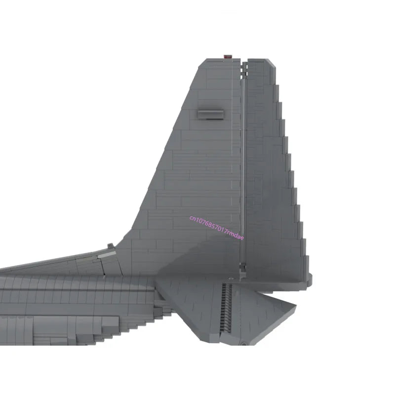 C130 Hercules JV 5257PCS WW2 Military MOC 1:38 scale C-130H Hercules transport plane Model creative ideas Child Toy Assembly Puzzle Birthday Gift