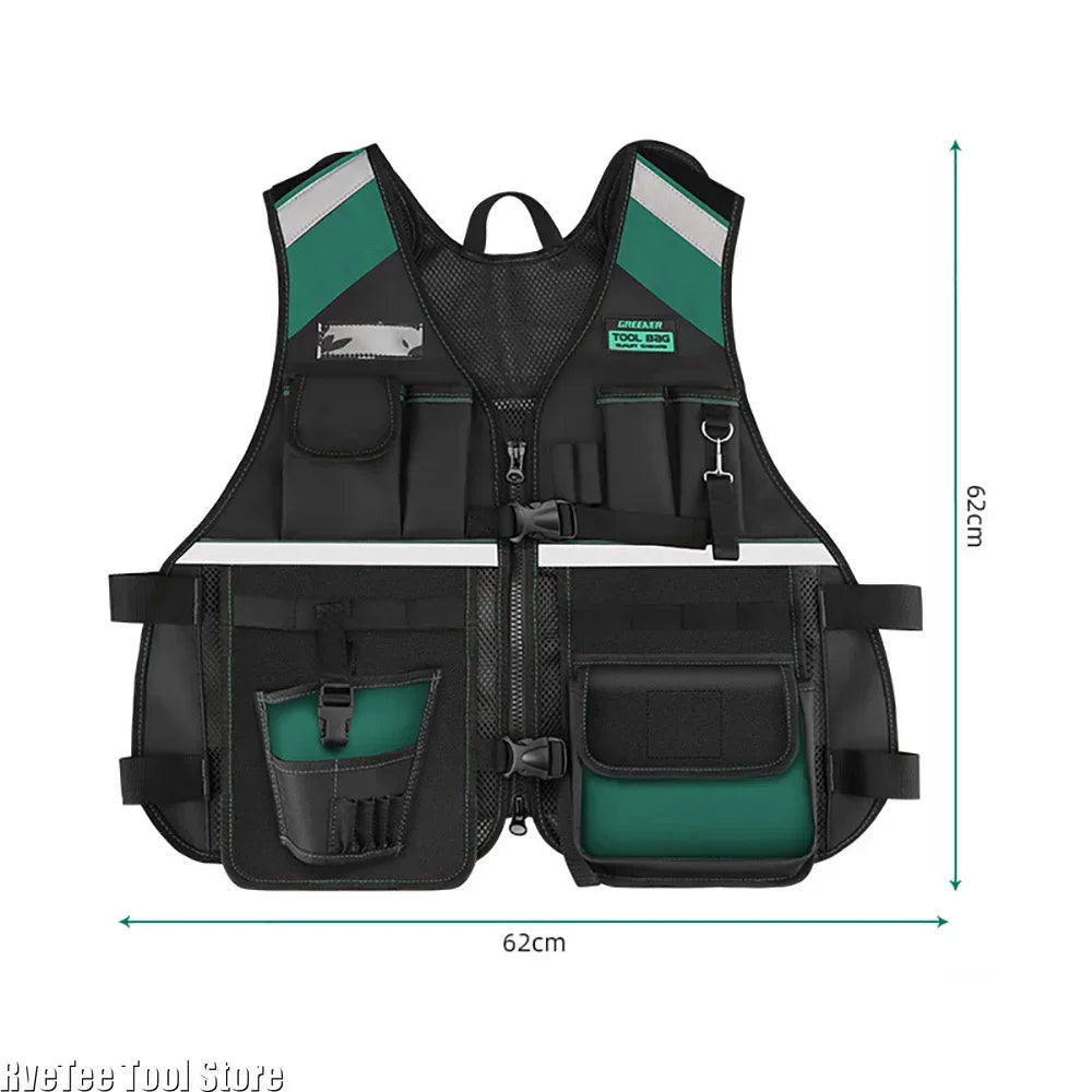 Greener Tool Vest – Lightweight, Breathable, and Built for the Job