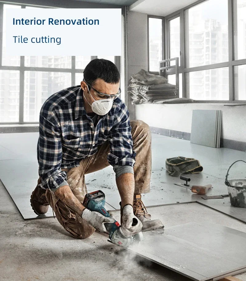 BOSCH GWS 180-LI 18V Grinding Cordless Angle Grinder Brushless Motor 100MM Rechargeable Portable Cutting Machine Polisher GWS180